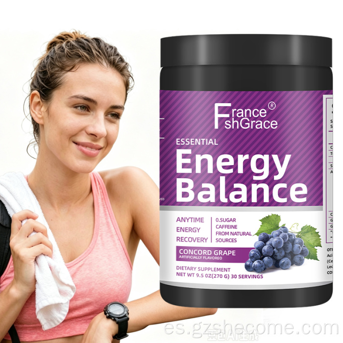 Recuperación previa al entrenamiento en polvo Shecome Energy Balance